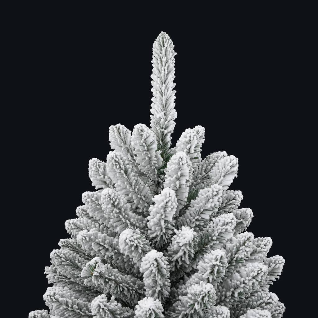 Sapin De Noël - Arbre de Noël artificiel à charnières avec neige floquée 150 cm - Image 5