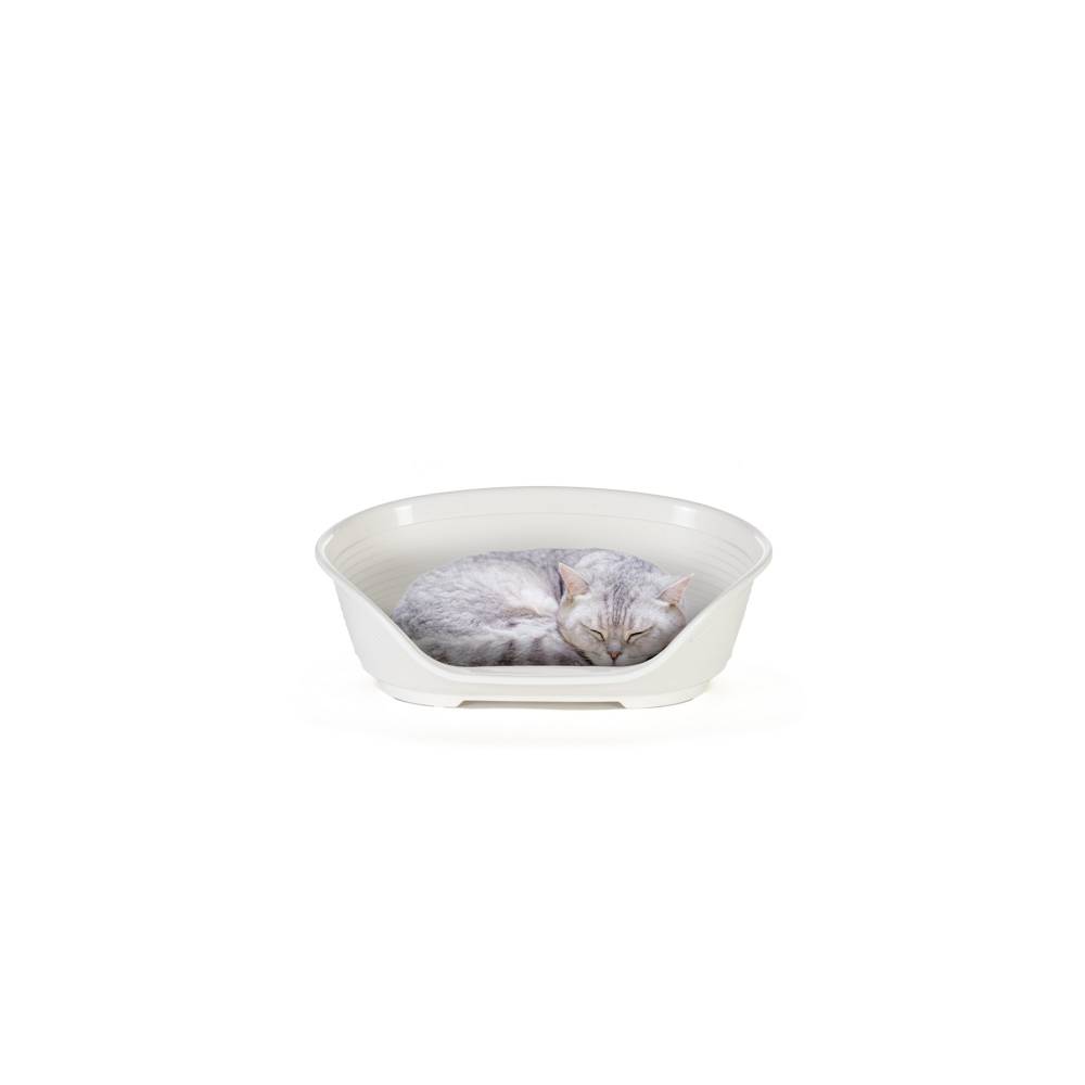 Ferplast - FERPLAST - Panier Chien Panier Chat  - Lit pour Chien en Plastique Small - 100% Plastique Recyclé - Lit pou Chat Lavable - Respirant  Antidérapant - - Image 5