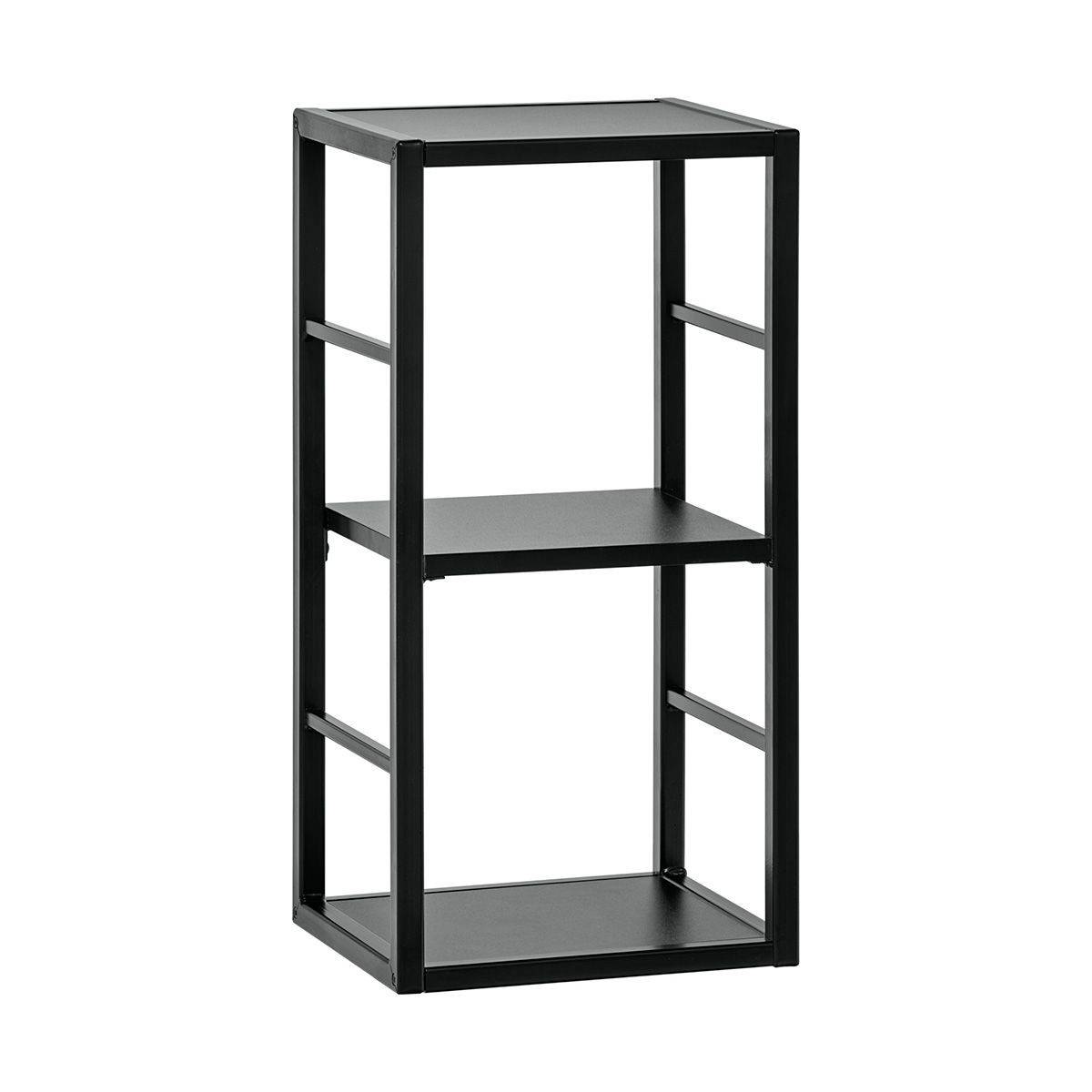 Étagère 2 Niveaux Design "Switch RM" 60cm Noir - Image 1