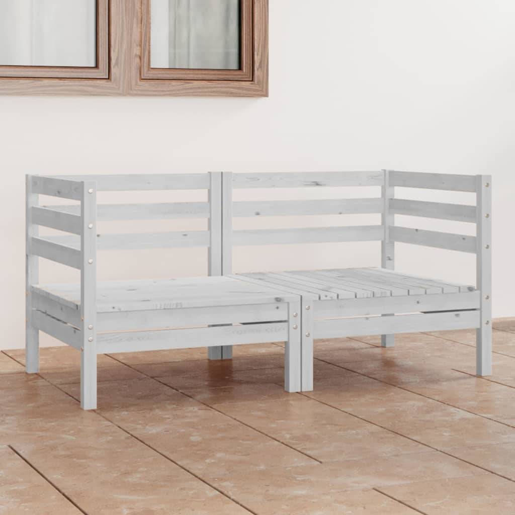 Prolenta Premium - Banc de jardin Blanc 64 X 64 cm - Prolenta Premium - Image 1
