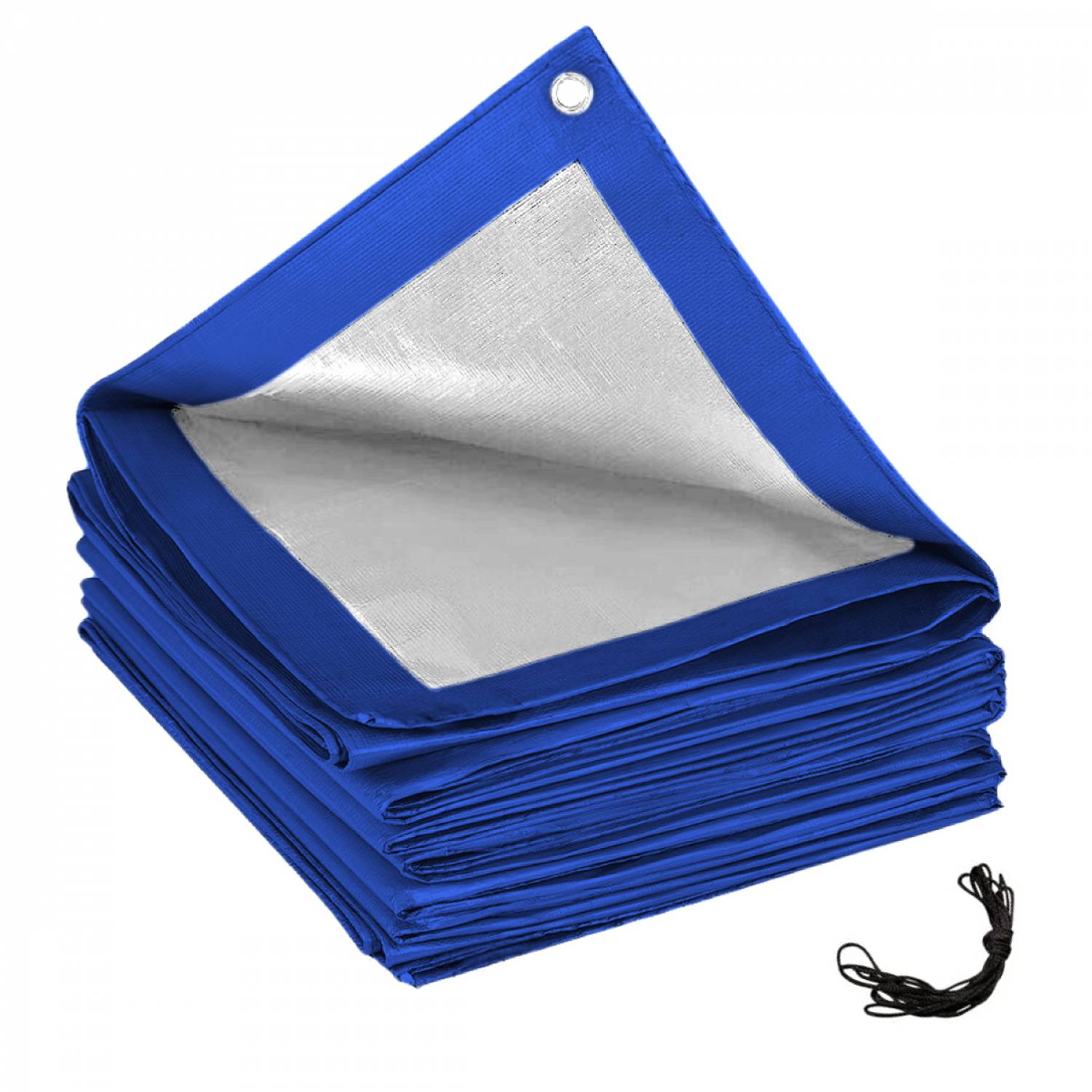 Linxor - Bâche de protection réversible 4 saisons pour piscine hors sol - Rectangle 2 x 3 m - 150 gsm - Bleu et gris - Linxor - Image 6