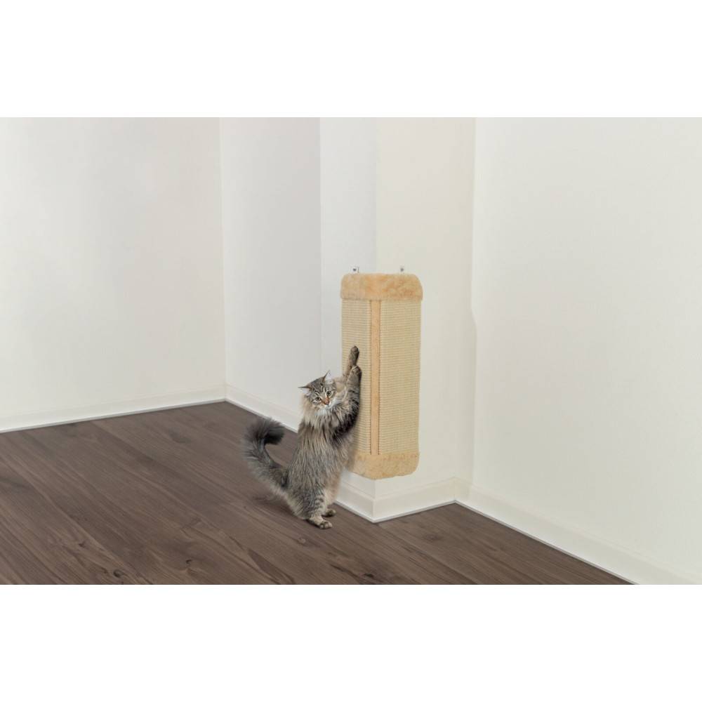 Trixie - Griffoir d'angle brun 32 x 60 cm, pour chat. - Image 3