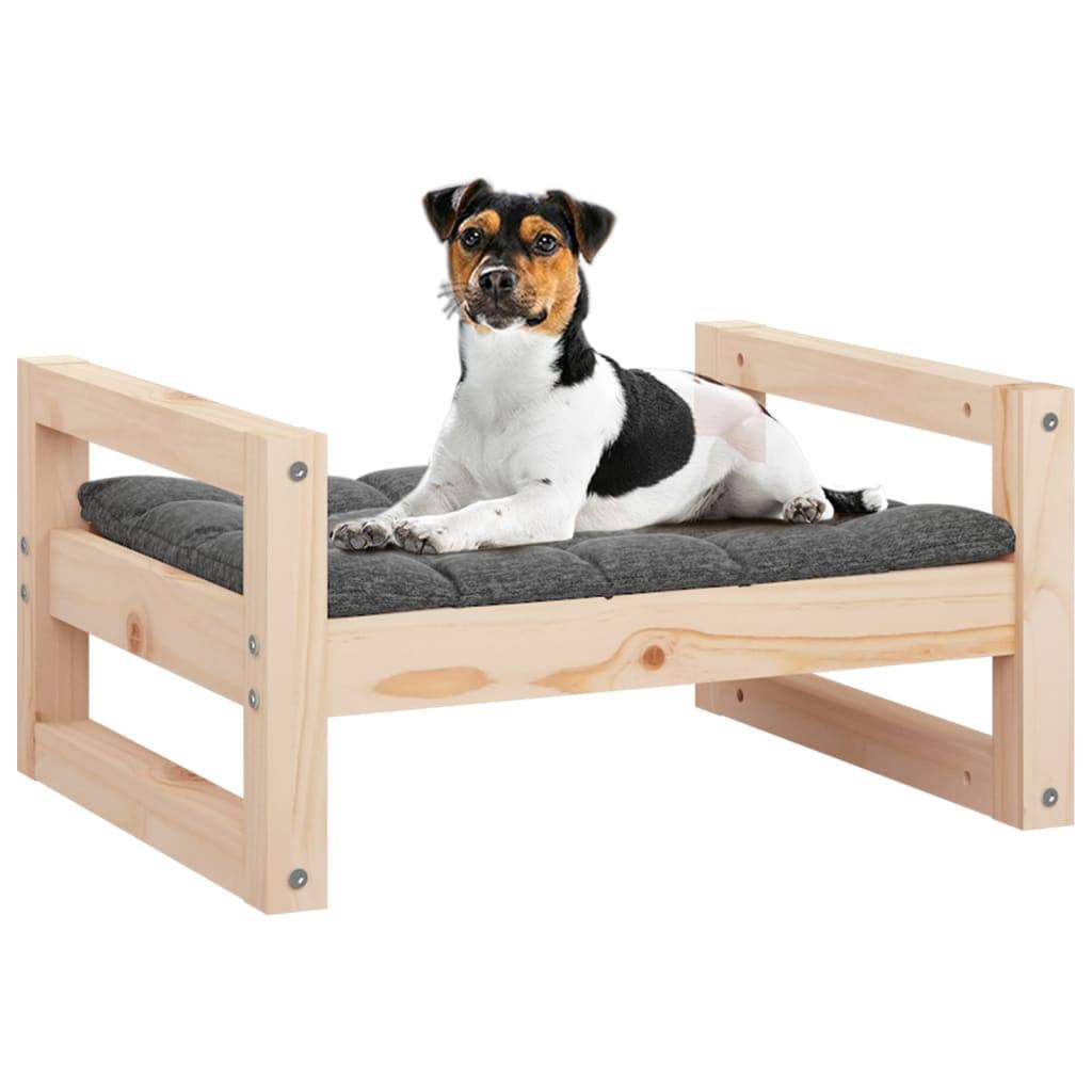 Vidaxl - Lit pour chien 55,5x45,5x28 cm Bois de pin solide vidaXL 821467 - Image 5