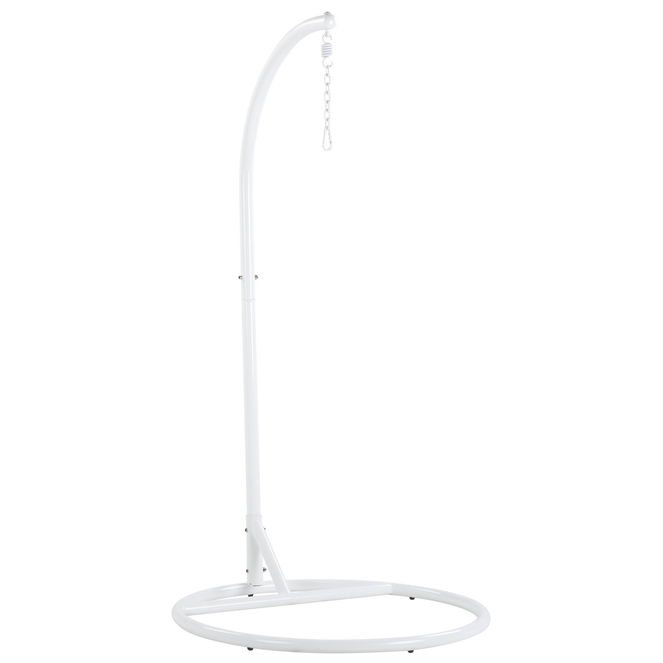 Beliani - Chaise porte-à-faux Tissu Blanc ALLERA - Beliani - Image 9