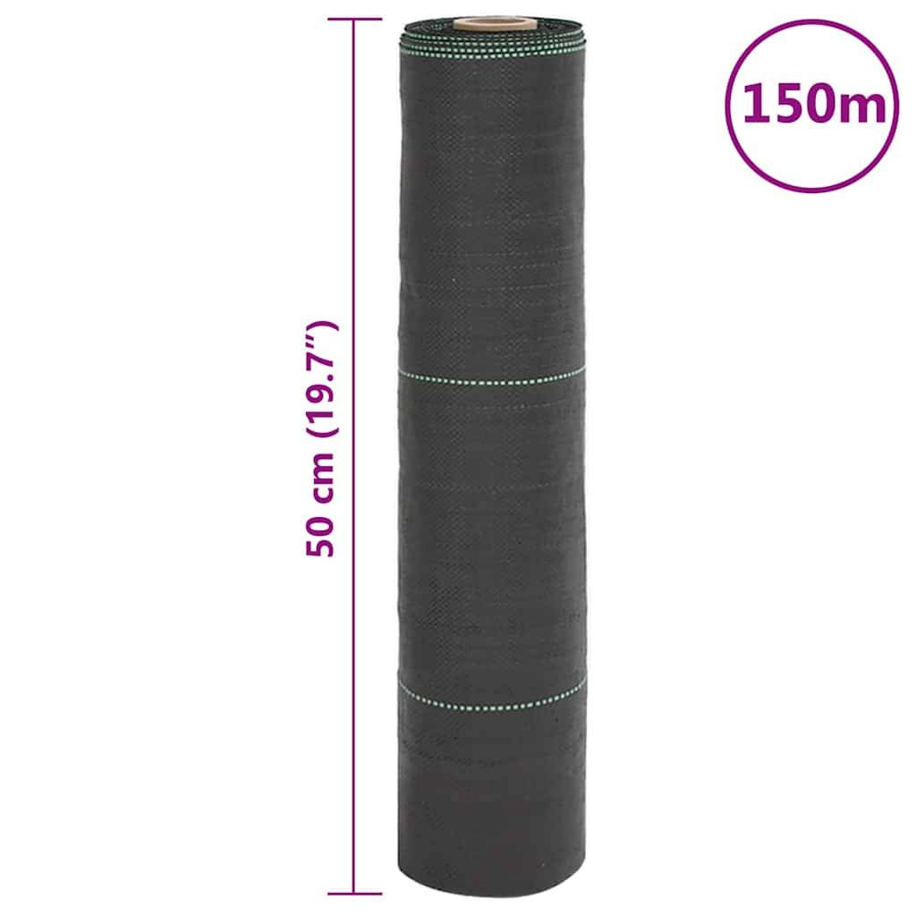PANGIVO - Membrane anti-mauvaises herbes polypropylène noir 15000 x 50 cm, poids:12.66kg - PANGIVO - Image 8