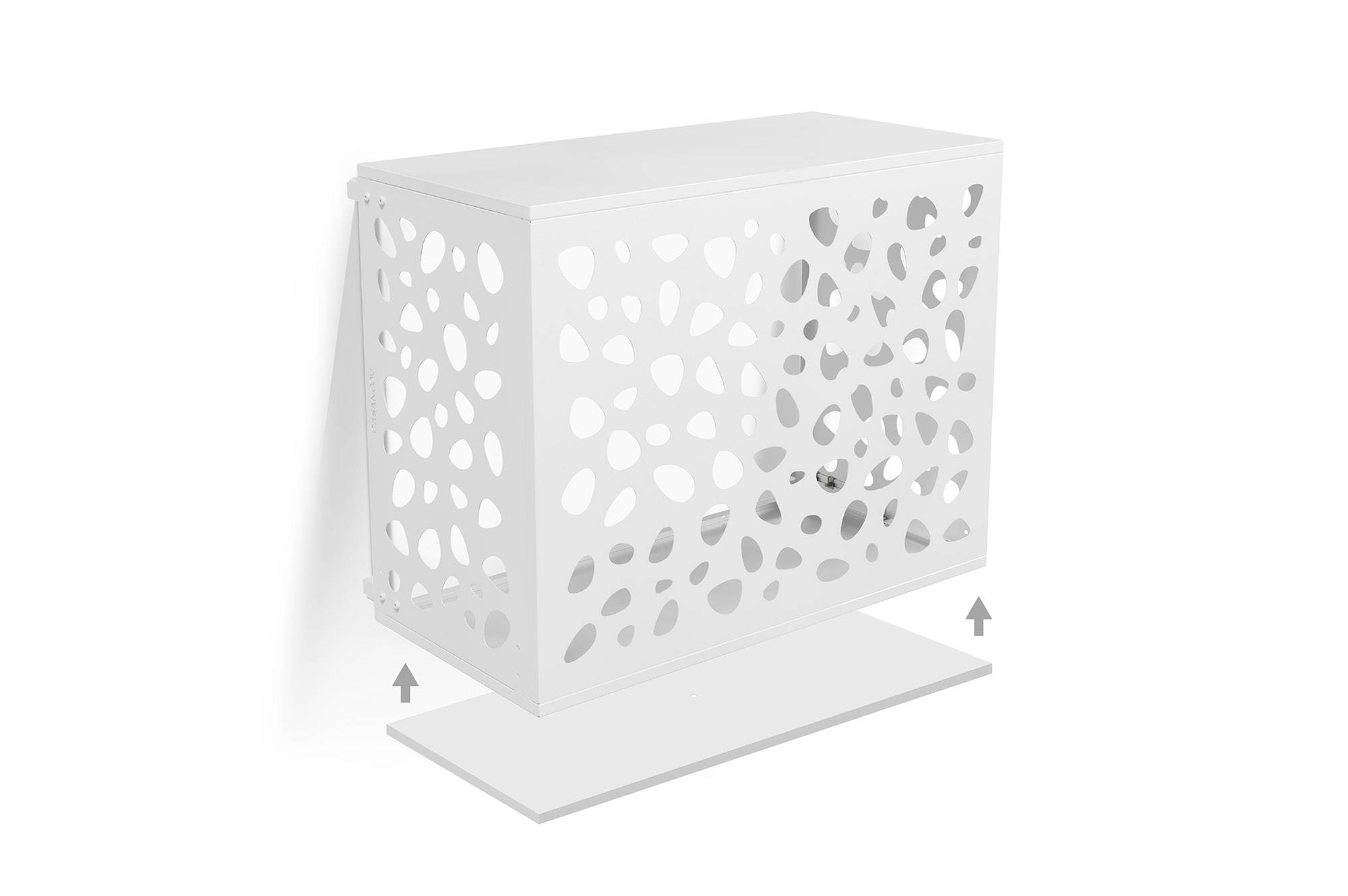 Casanoov Cache clim aluminium blanc Aneto Sunny avec face inférieure - taille M - Image 2
