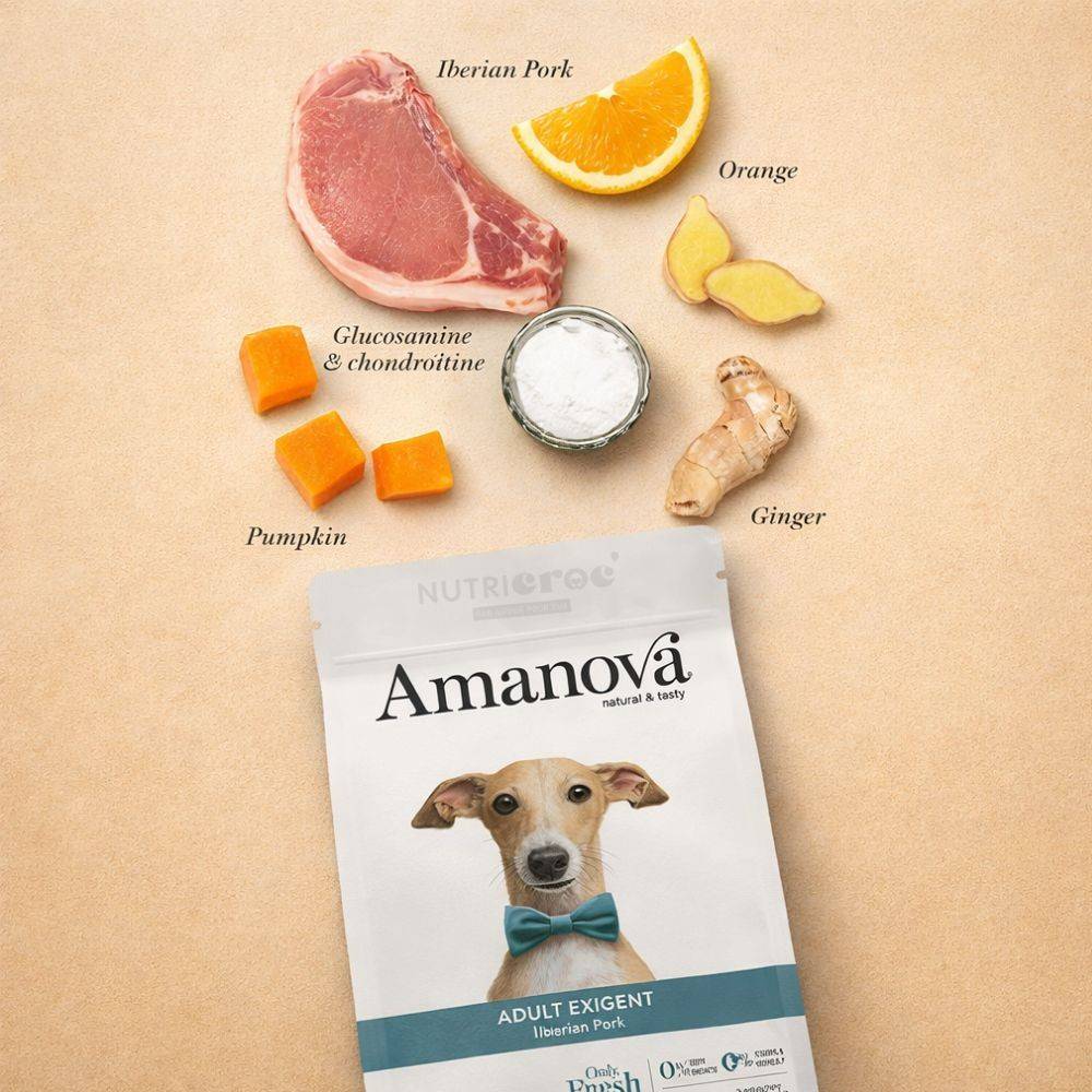 Croquettes Chien Exigeant Porc Ibérique Sans Céréales 10  kg - Image 2