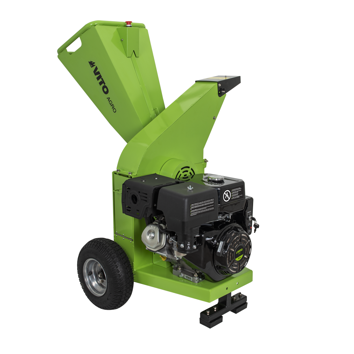 Broyeur de végétaux Thermique 7CV - 2 Lames de coupe - Branches Ø 70mm -Moteur 208Cm3 Poignées VITO - Image 8
