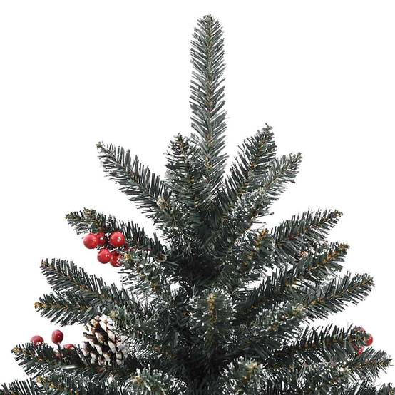 Sapin de Noël | Arbre de Noël artificiel Vert 180 cm PVC, plastique et acier Maison Chic - Image 8