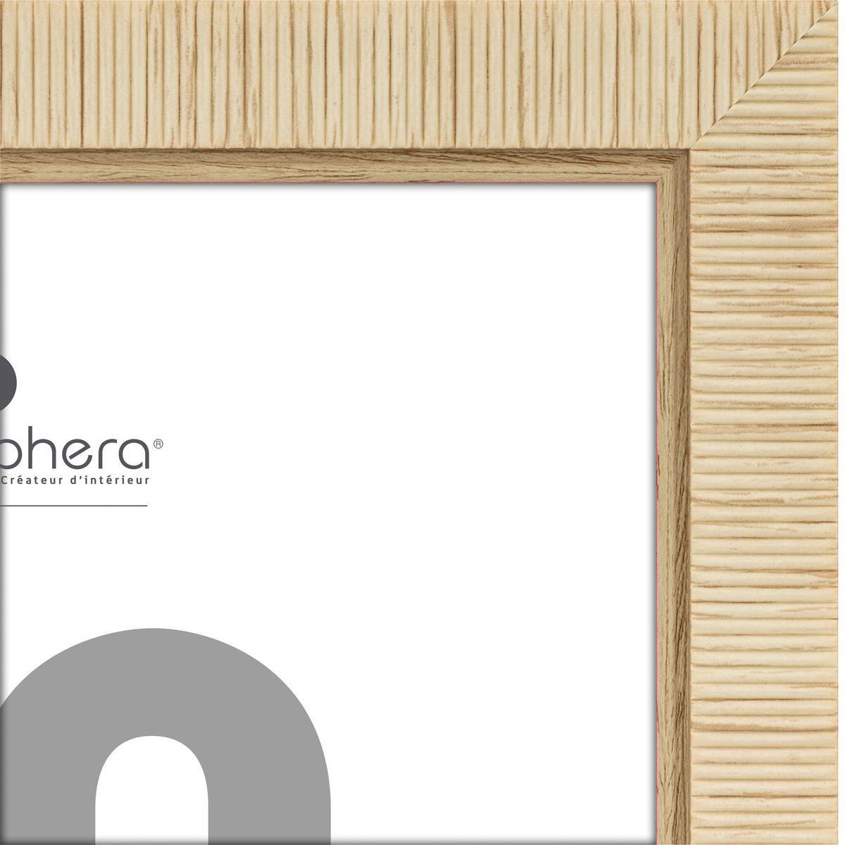 Atmosphera - Cadre photo Théa beige 40x50cm - Atmosphera Créateur d'intérieur - Image 2