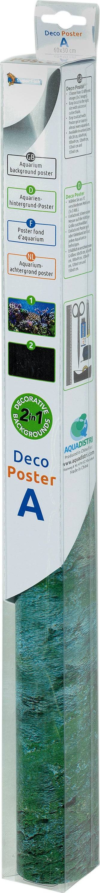 Superfish - Poster aquarium décoratif multicolore 100 x 49 cm A3 - SUPERFISH
