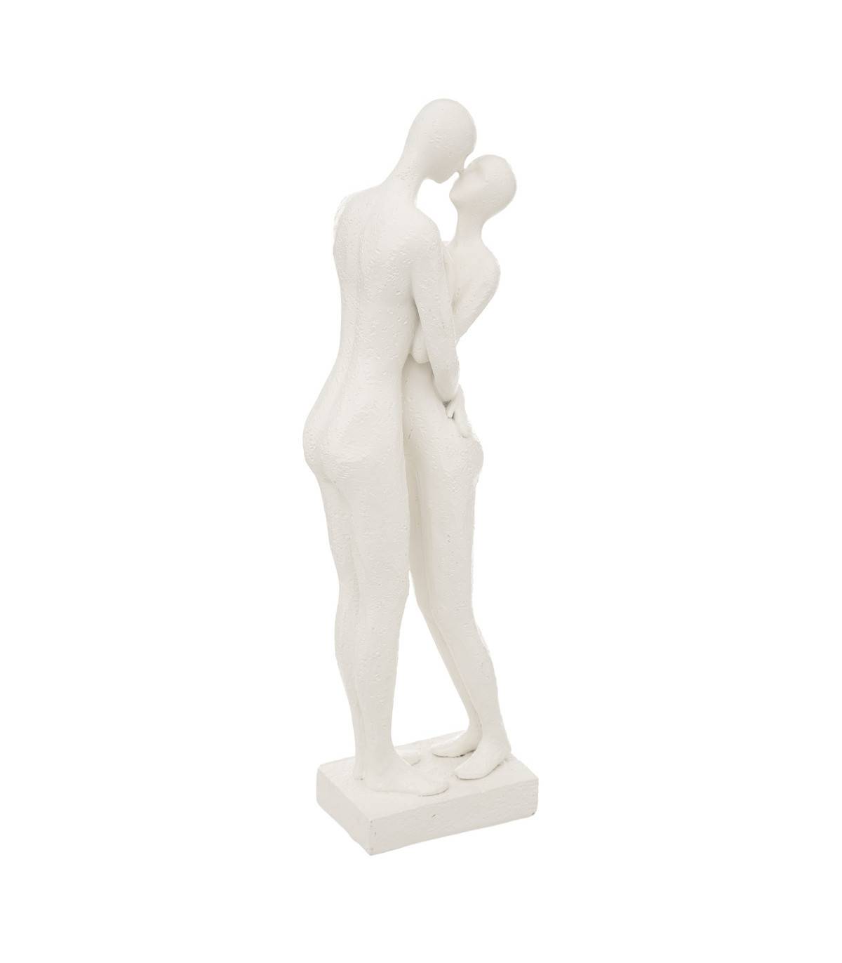 Statuette Couple en résine Blanche H 33 cm - Image 1