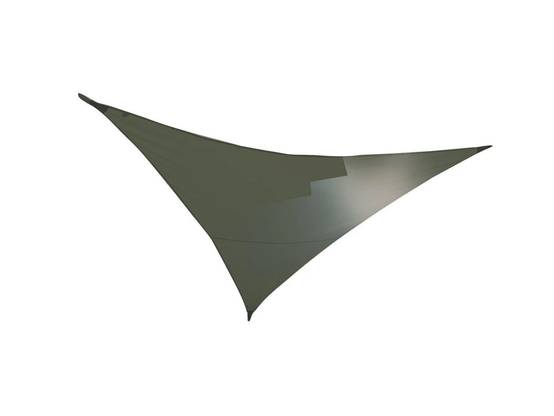 Voile d'ombrage triangulaire SERENITY - 3,60 x 3,60 x 3,60 m - Kaki - Jardiline - Image 1