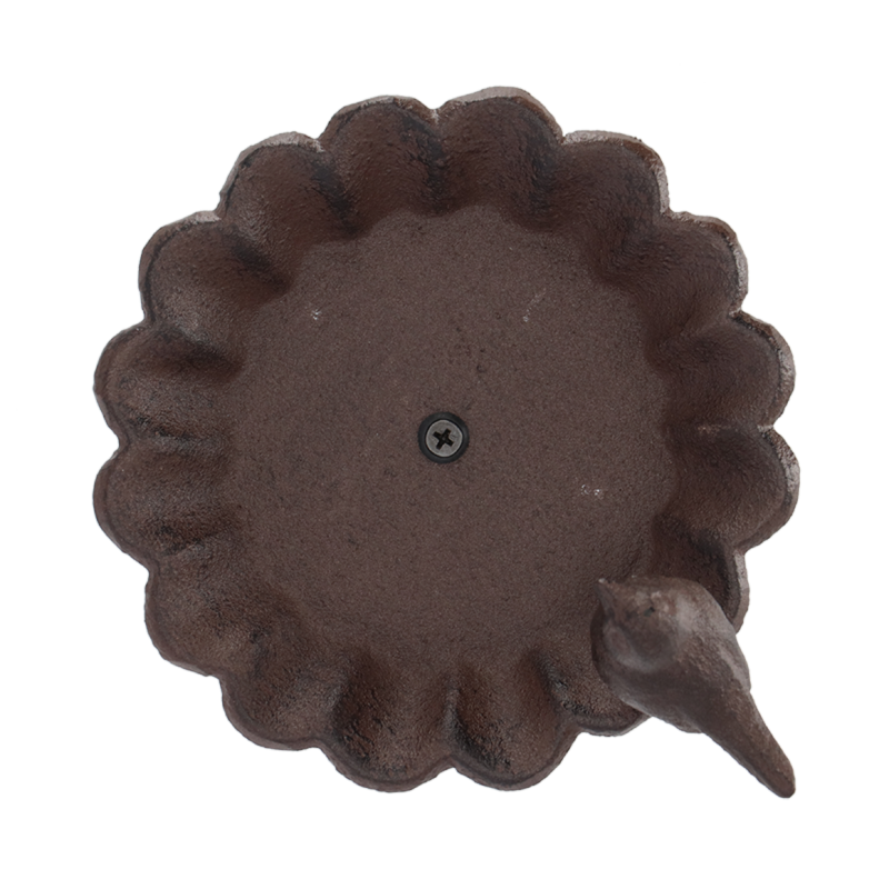 Best For Birds - Bain d'oiseau en fonte - Marron - D 15,1 x H 13,6 cm - Image 5