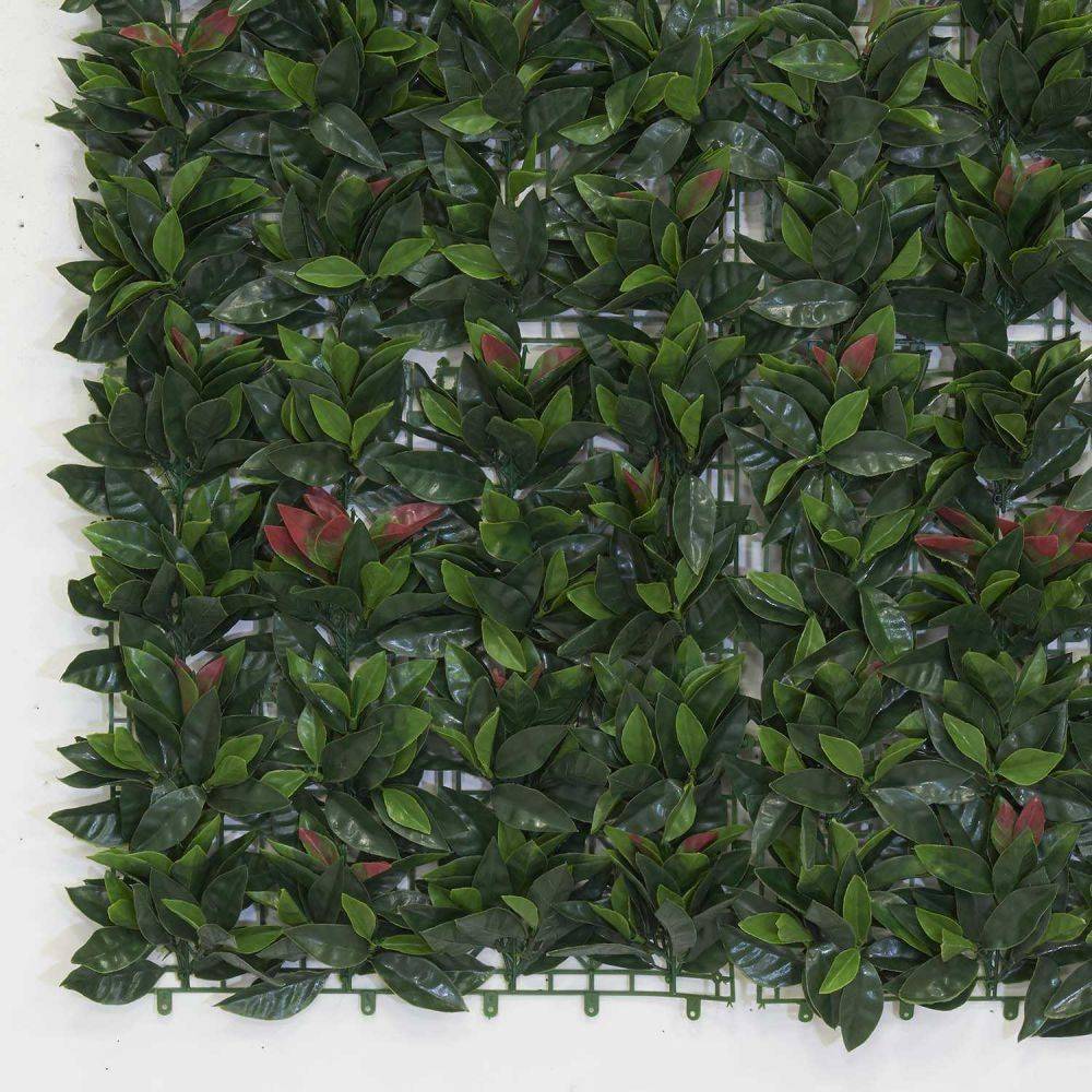 Sodipa - Feuillage artificiel 1 m x 1 m Laurier cerise - Image 3