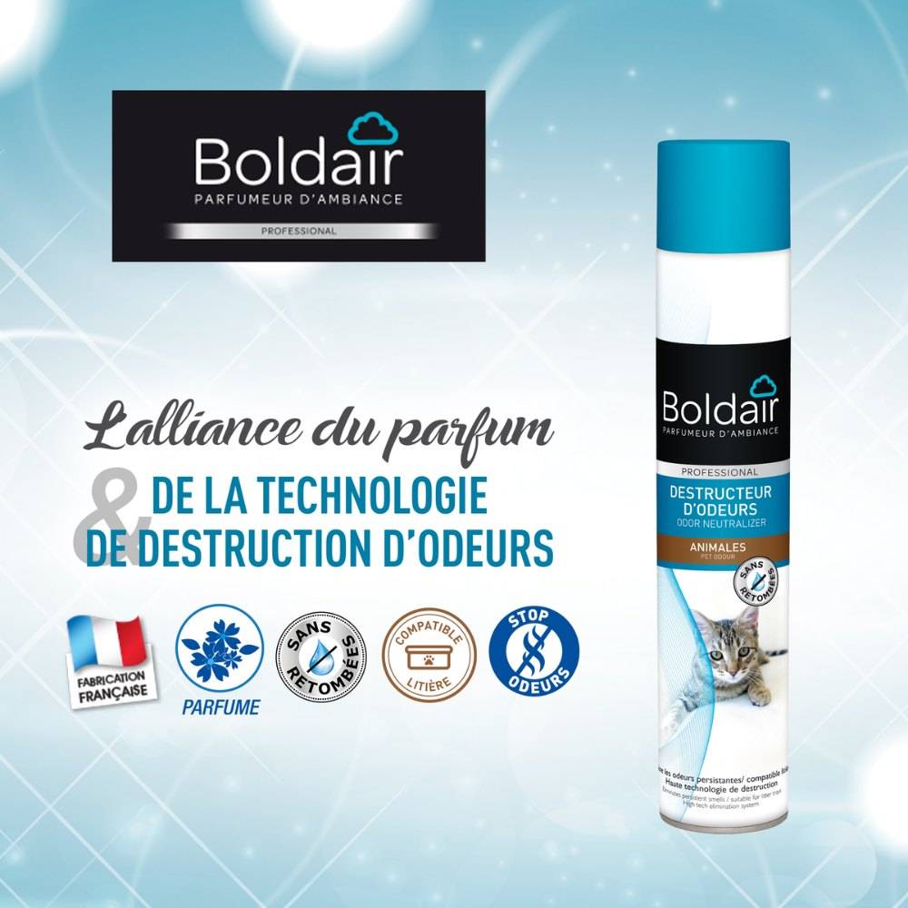 Destructeur d'odeurs animales 500 ml BOLDAIR - Image 4