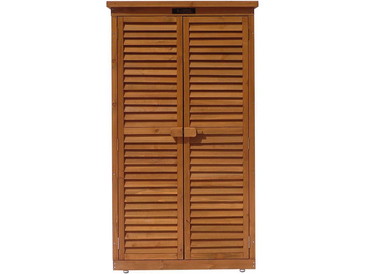 Habitat Et Jardin - Armoire De Jardin "space" - 87 X 46.5 X 160 Cm - Marron -habitat Et Jardin - Image 2