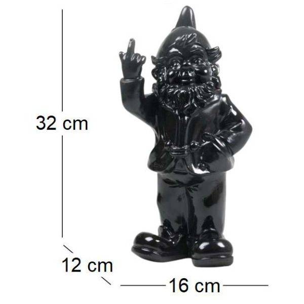 Stoobz - Nain de jardin en résine F*ck 16 x 12 x 32 cm Stoobz - Image 3