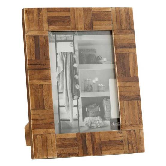 Cadre Photo Déco "Corne" 18x24cm Marron - Image 1