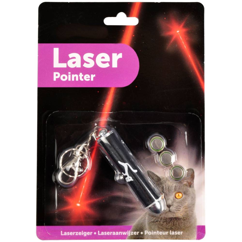 Pointeur a LED forme un point rouge, couleur noir pour chat - Image 3