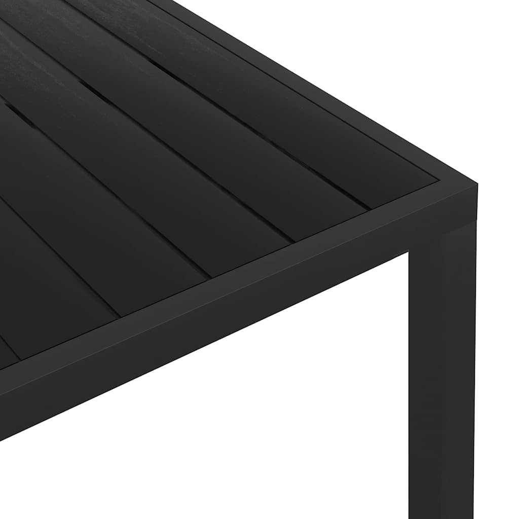 Vidaxl - Table de jardin Noir 185 x 90 x 74 cm Aluminium et WPC vidaXL 42792 - Image 5