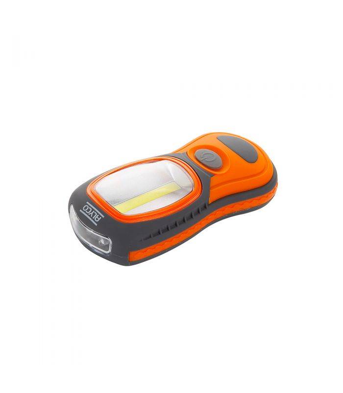 ALYCO - Lampe de poche professionnelle longue bifocale 3w cob + 3 led alyco orange ALYCO 170957 - Image 1