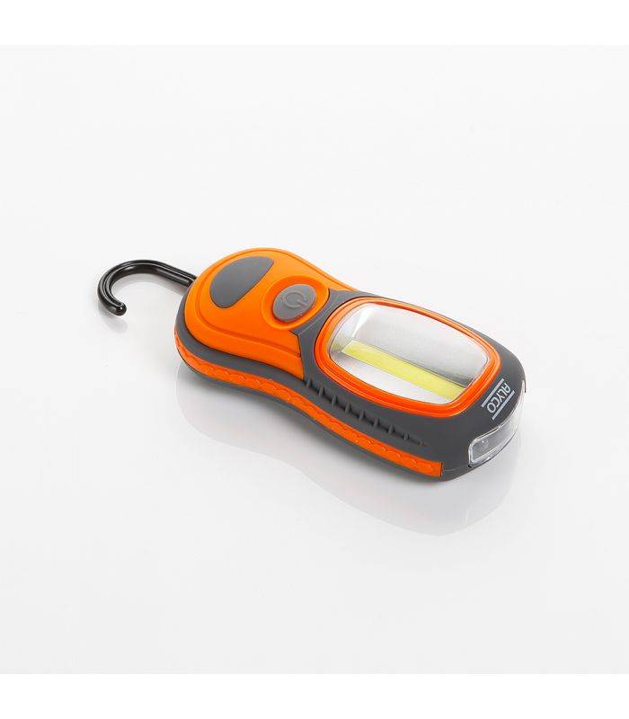 ALYCO - Lampe de poche professionnelle longue bifocale 3w cob + 3 led alyco orange ALYCO 170957 - Image 5