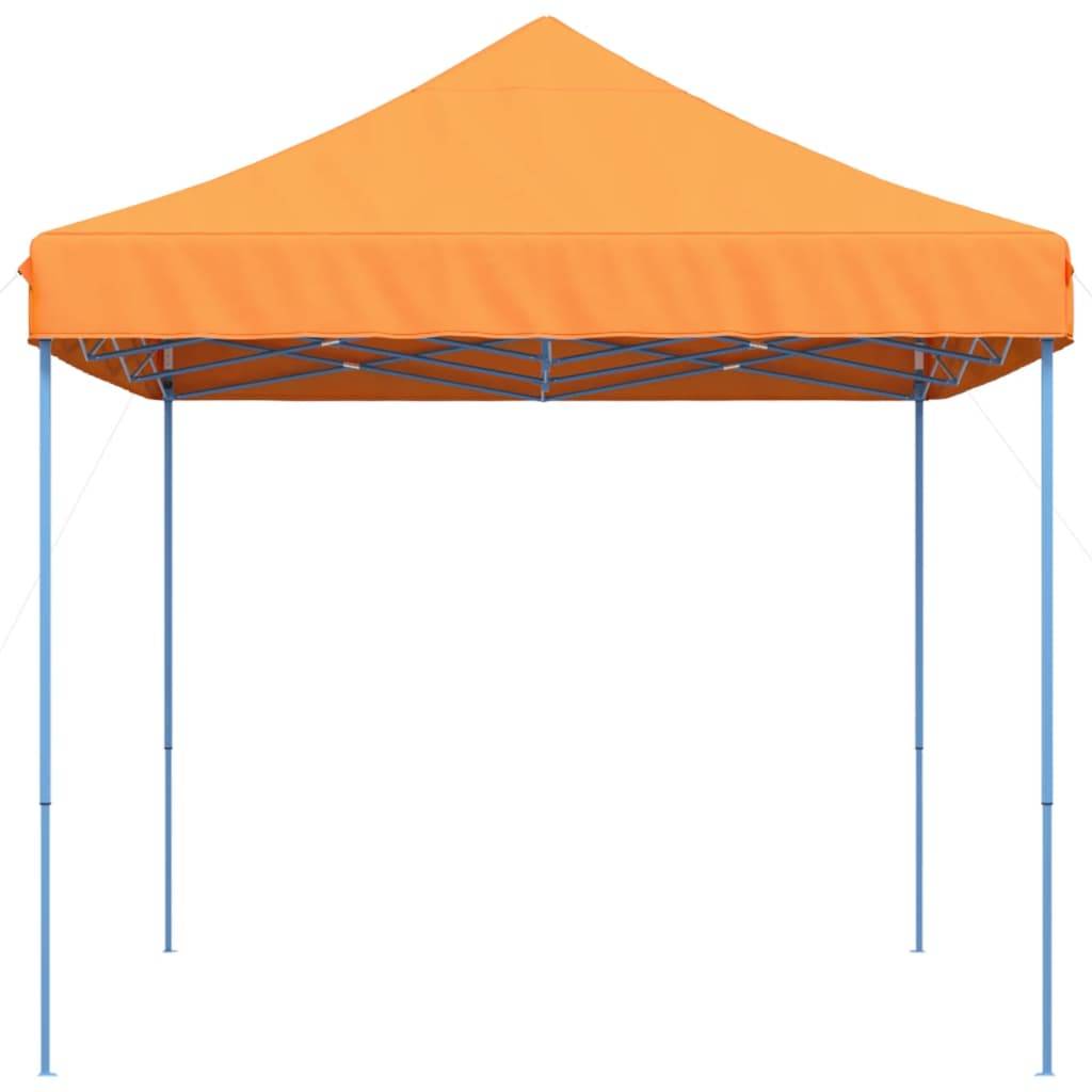 Tente de réception pliable acier et tissu Oxford orange 410 x 279 x 315 cm - PANGIVO - Image 5