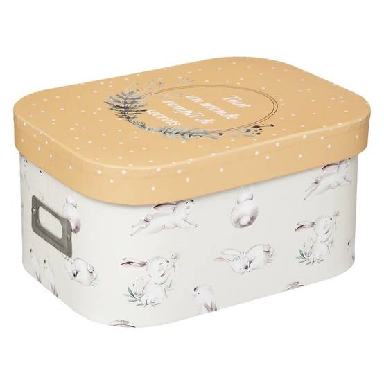 Lot de 3 Boîtes de Rangement "Forêt" 36cm Multicolore - Image 4