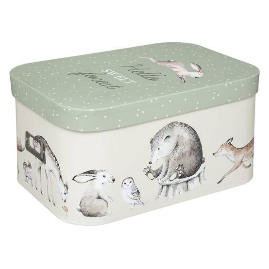 Lot de 3 Boîtes de Rangement "Forêt" 36cm Multicolore - Image 2