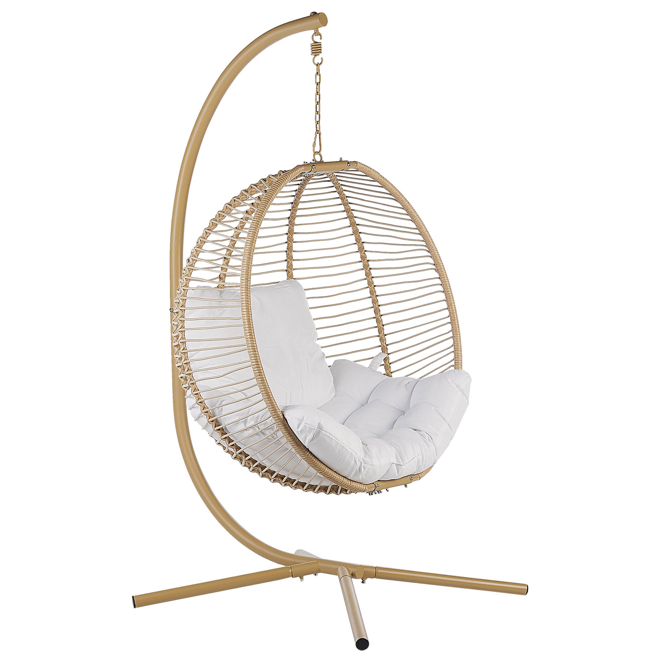 Beliani - Chaise porte-à-faux Tissu Beige ARCO - Beliani - Image 2