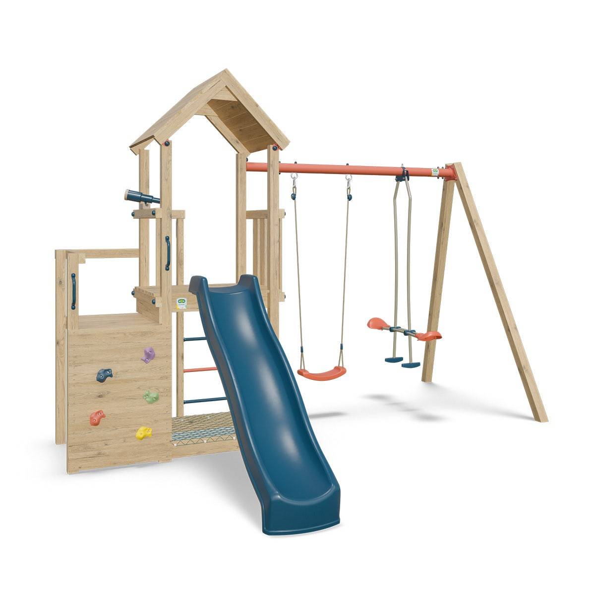 Aire de jeux Xchange Player bois poutre métal - Image 2