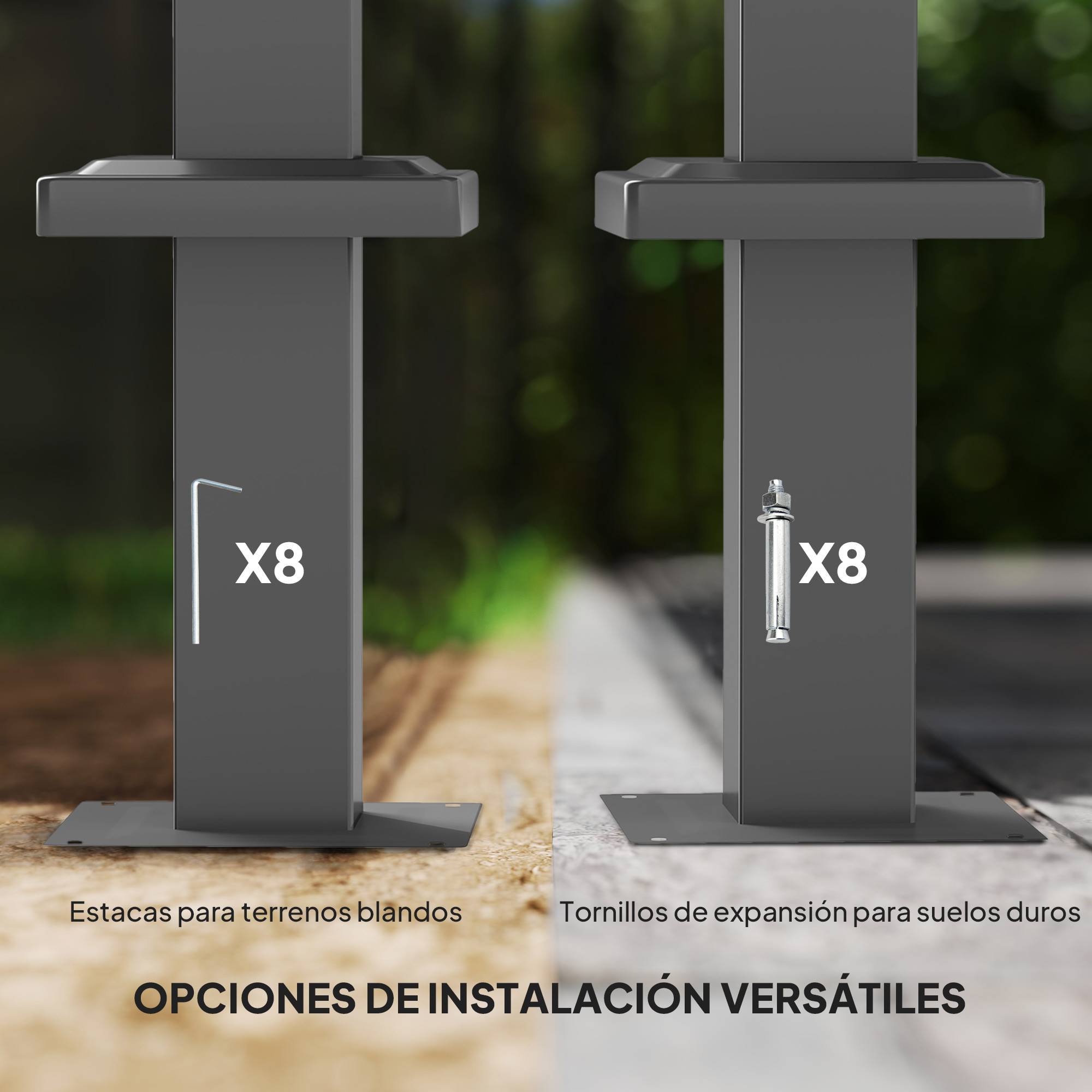 Pergola Adossée 3x3m en Métal Toit Rétractable Coulissant Protection UV Gris - ComfortXL Outdoor Living - Image 9
