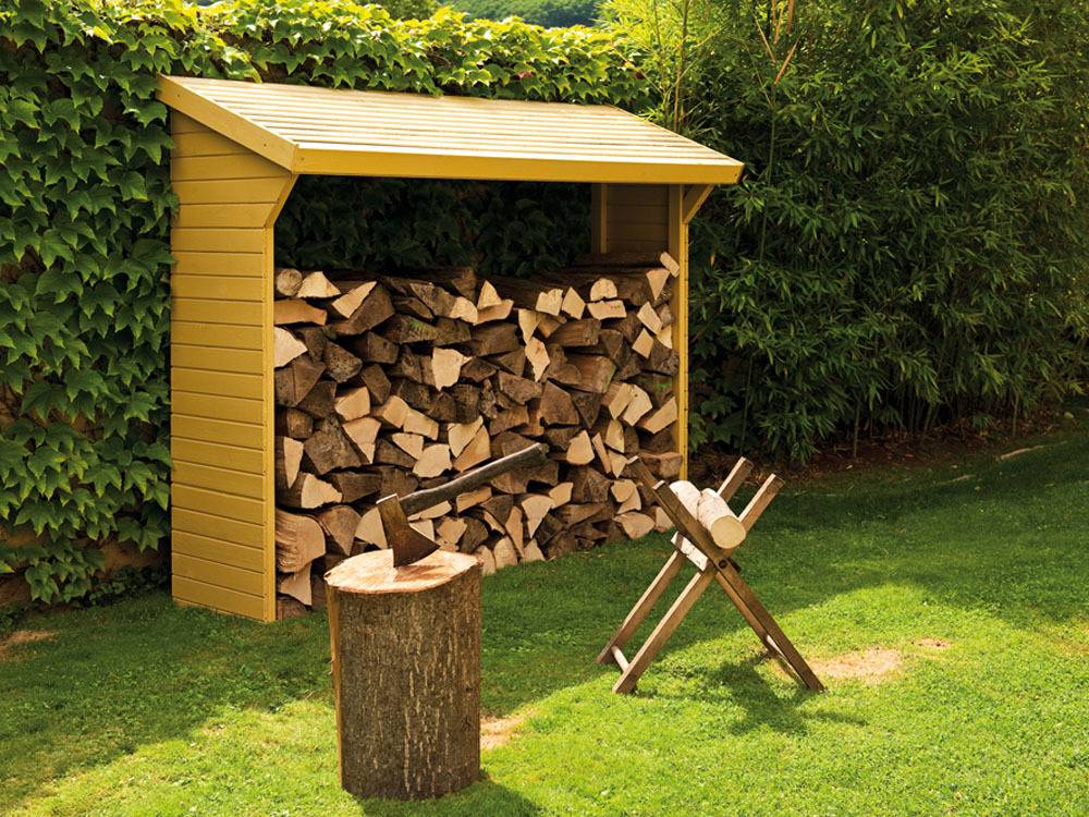 Abri Bûches - 1.58 M² - 2.20 X 0.69 X 1.83 M - 2 Stéres -habitat Et Jardin - Image 2