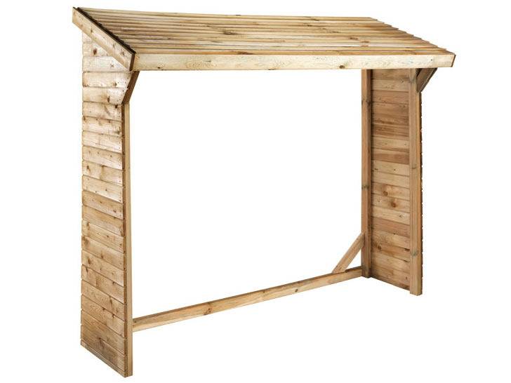 Abri Bûches - 1.58 M² - 2.20 X 0.69 X 1.83 M - 2 Stéres -habitat Et Jardin - Image 1