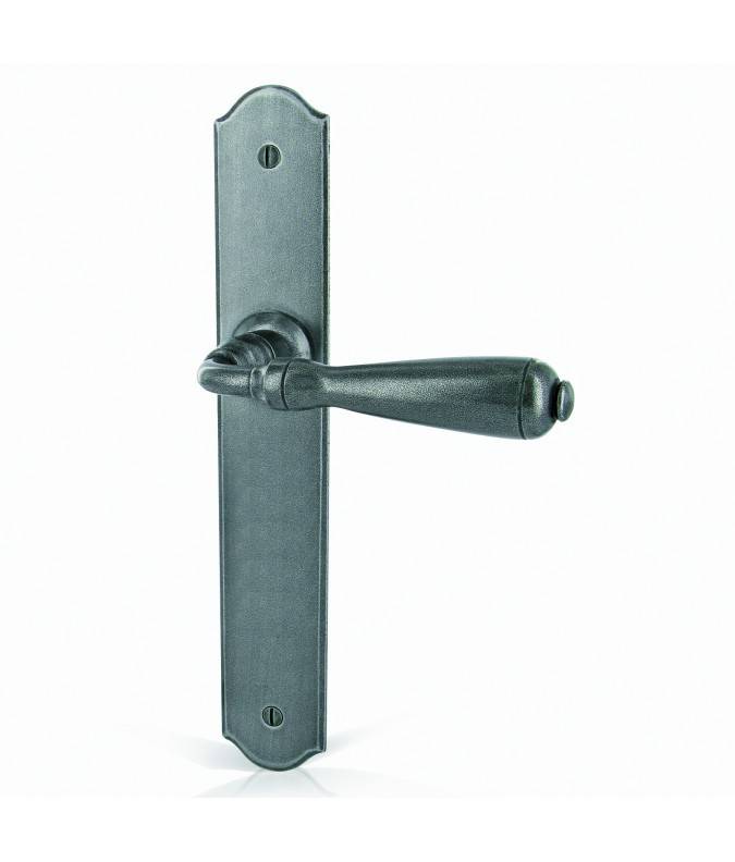 Ensemble de porte Espalion BRIONNE Fer patiné - Clé L - 1019441SP