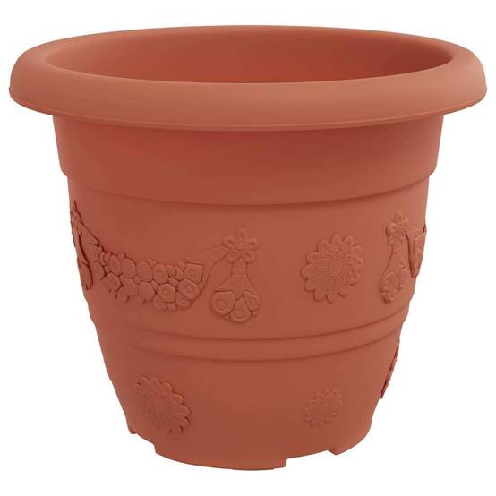 Lot De 4 Pots De Fleurs Rectangulaires En Plastique De 43 Cm Avec Trou De Drainage Et Plateau Lot De 4 Pots De Fleurs Rectangulaires En Plastique De 43 Cm Avec Trou De Drainage Et Plateau