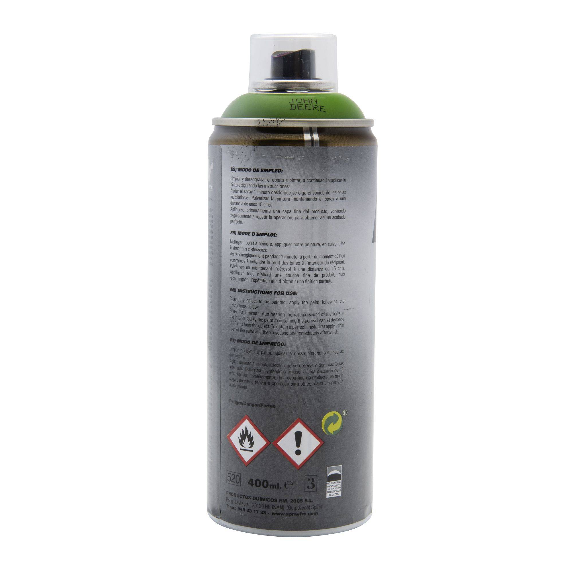 Peinture spray verte John Deere 400ml - Image 4