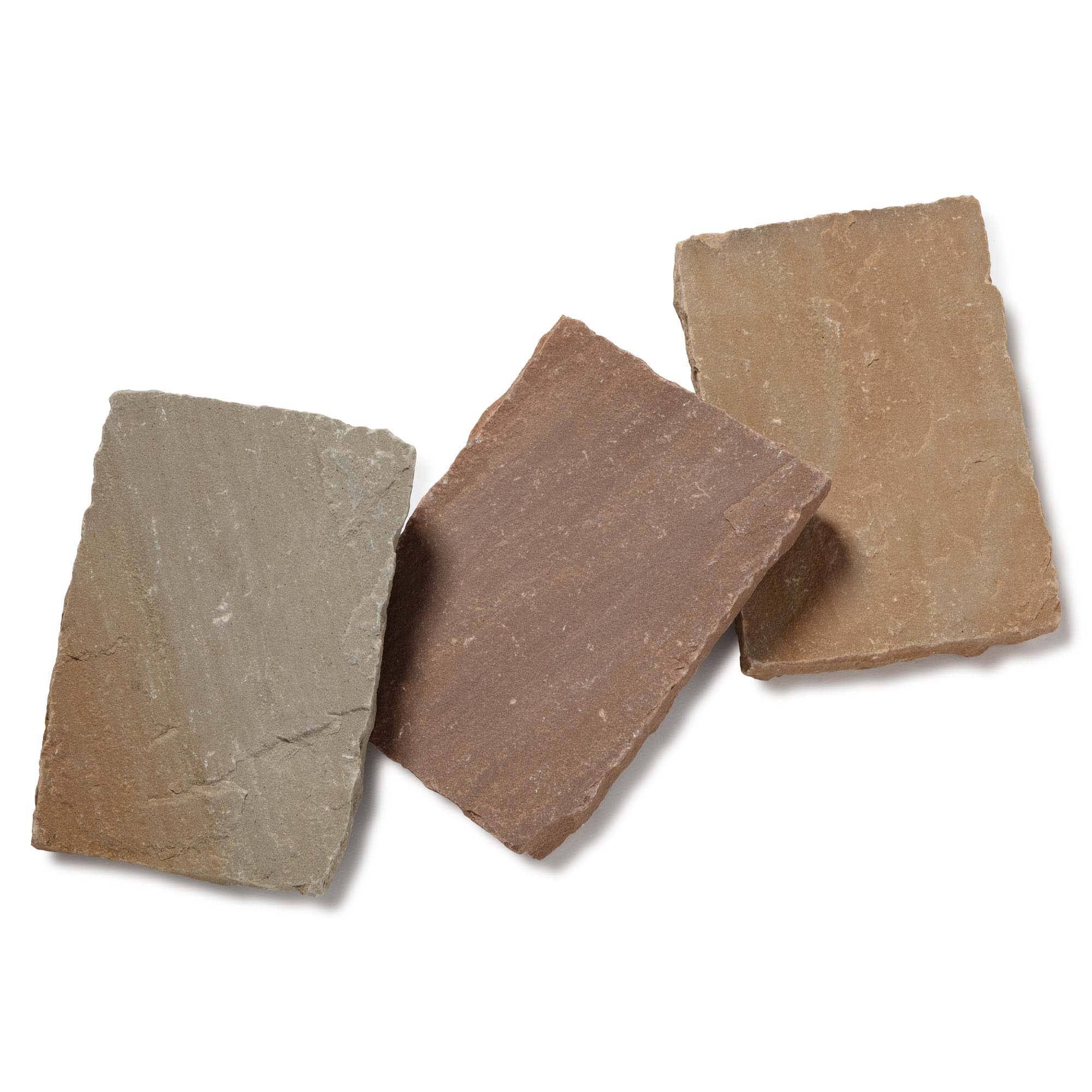 Pavé Grès Kandla Multicolore 20x14x2-2,5 cm (vendu au m² - 30 pavés/m²) - RO'MA NATURE - Image 6