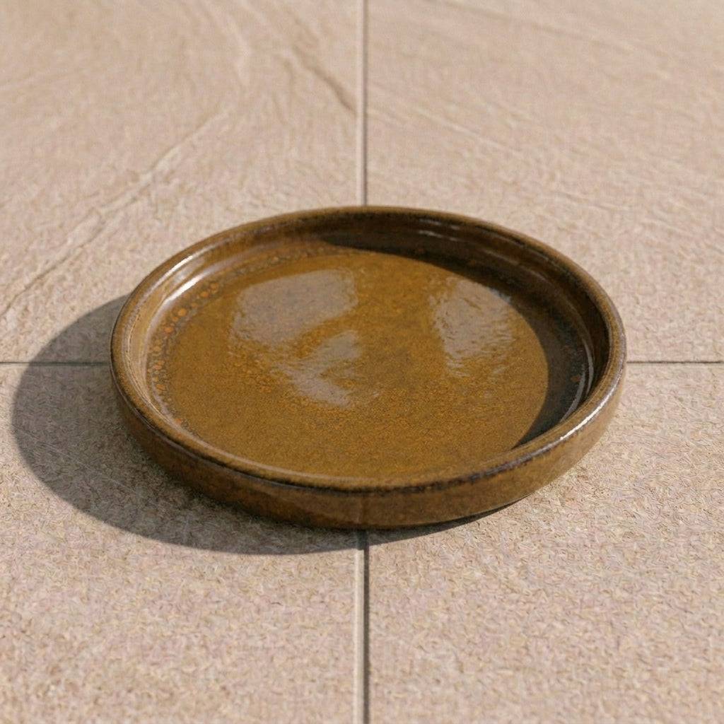 Provencelia - Soucoupe ronde 21cm miel ambré - Image 1