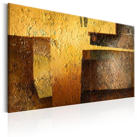 Tableau Imprimé "Golden Modernity" 40 x 60 cm - Image 1