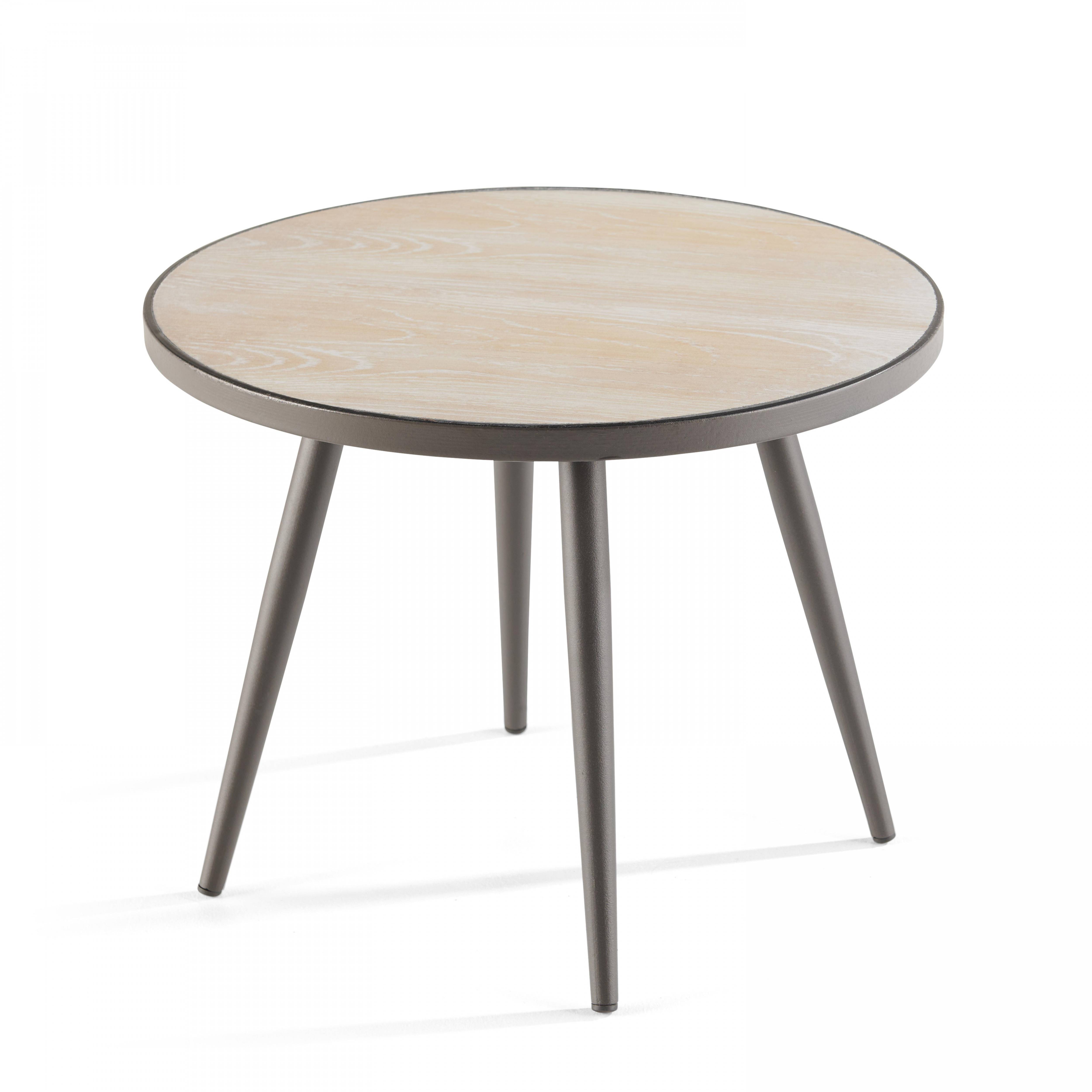 Oviala - Table basse de jardin ronde plateau en céramique Tivoli - Oviala - Image 1