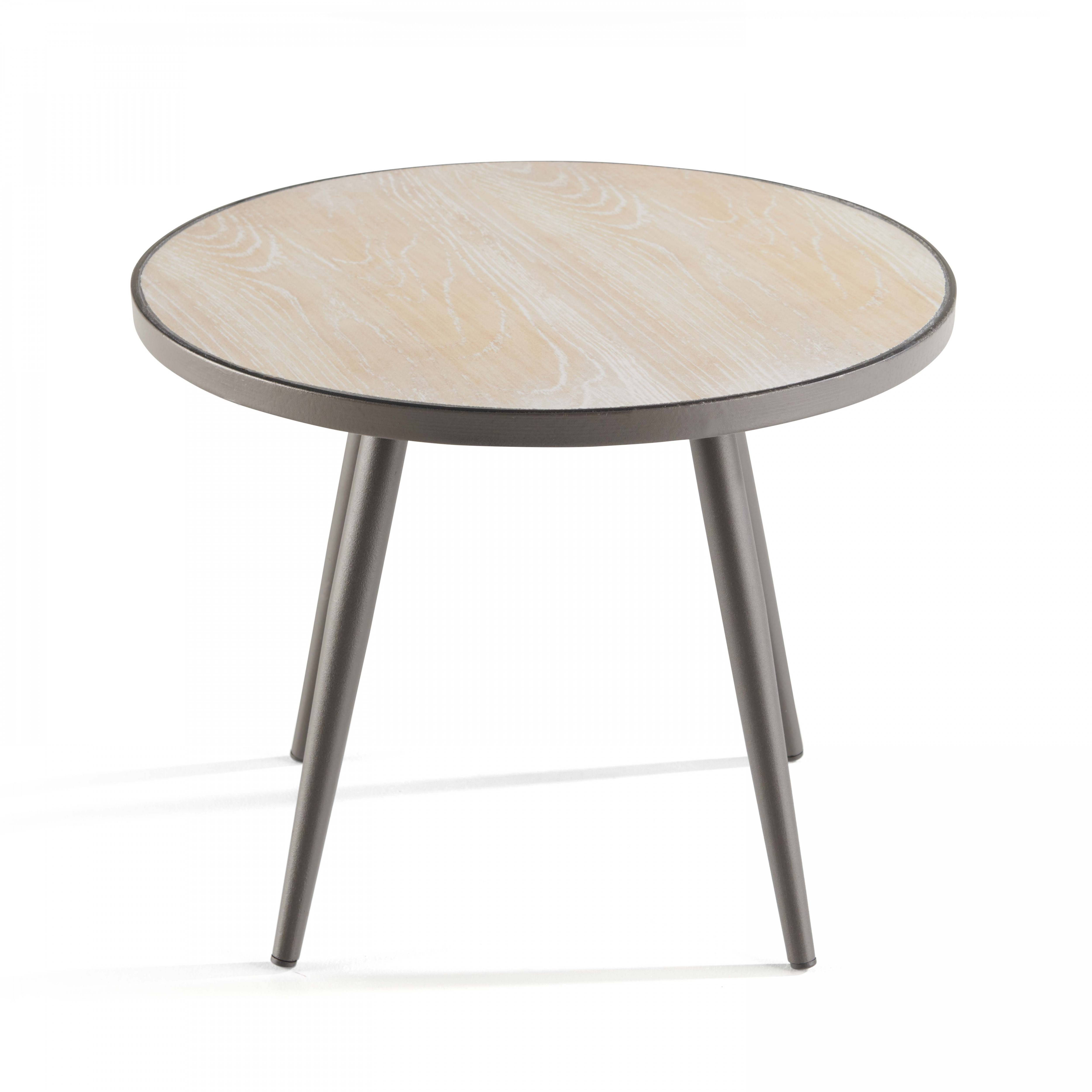 Oviala - Table basse de jardin ronde plateau en céramique Tivoli - Oviala - Image 2