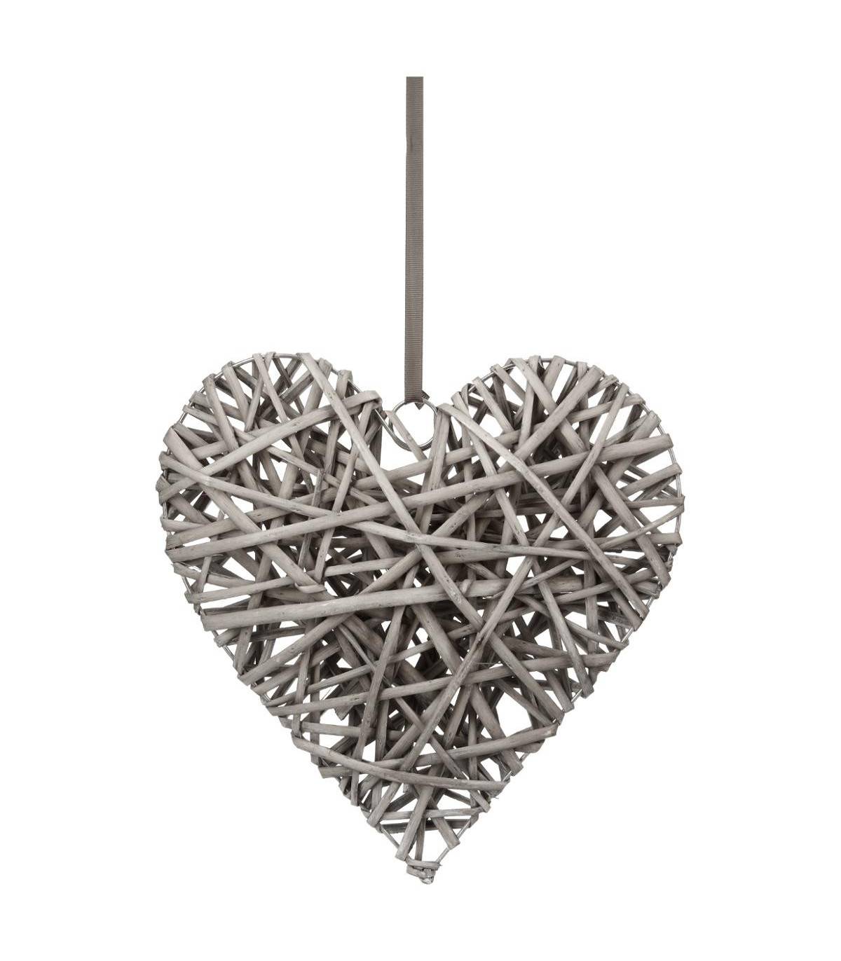 Objet déco Coeur en Osier  D 30 cm
