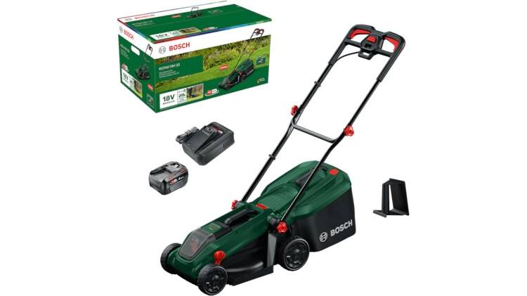 Bosch - Tondeuse à gazon sans fil ROTAK18V-32 - BOSCH - avec 1 batterie 4,0 Ah - chargeur - 06008B9P00 - Image 1