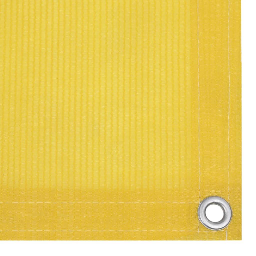 Helloshop26 - Écran de balcon brise pare vue protection confidentialité 90 x 300 cm PEHD jaune - Image 2