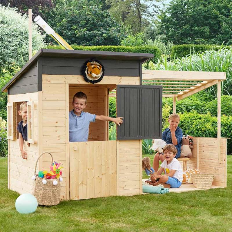 Soulet - Cabane en bois avec pergola SANTA BARBARA - Image 3