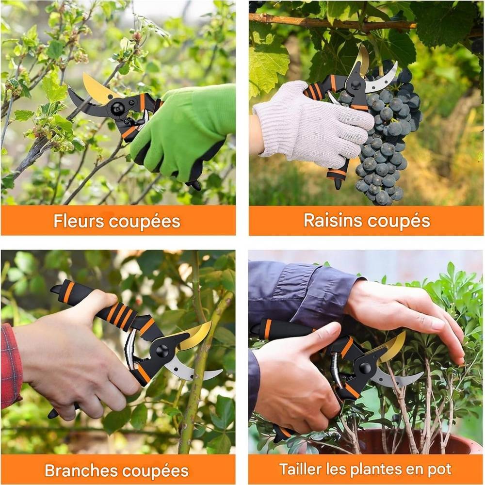 Ciseaux de jardin en titane premium - IntiMeg - Image 5