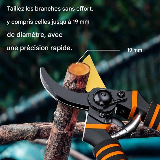 Ciseaux de jardin en titane premium - IntiMeg - Image 4