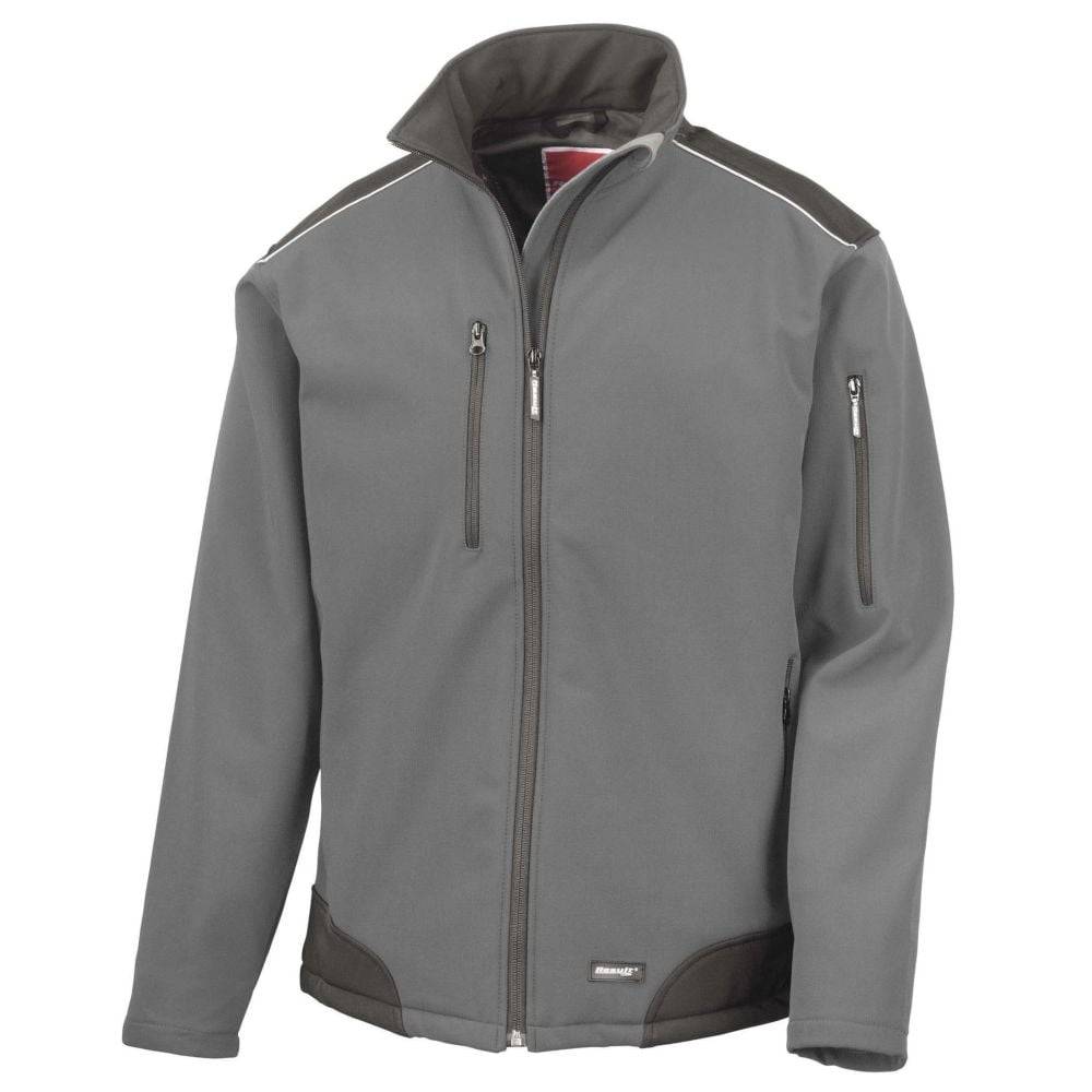 Veste de travail Ripstop Softshell Result Gris Foncé L